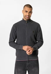 Williot Cardigan GOMERA Dunkelblau/Dunkelgrau/Grau