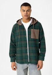 Williot Blusenshirt Moreno Grün/Dunkelgrün/Türkis