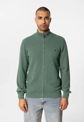 Williot Cardigan RAUL Dunkelgrün/Grün