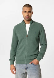 Williot Cardigan RAUL Dunkelgrün/Grün