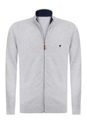 Williot Cardigan RAUL Grau/Hellgrau