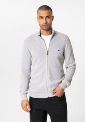 Williot Cardigan RAUL Grau/Hellgrau