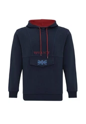 Williot Sweatshirt HENRY Dunkelblau/Blau/Beige/Weiß