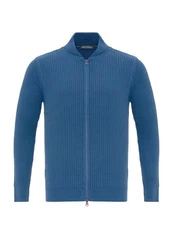 Jacey Quinn Cardigan Darwin Blau/Hellblau