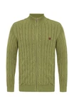 Faber Cardigan Jacey Quinn Dunkelgrün/Grün