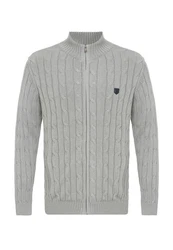 Faber Cardigan Jacey Quinn Grau/Hellgrau