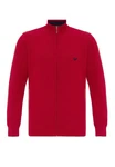 Jacey Quinn Cardigan Dunkelrot/Rot