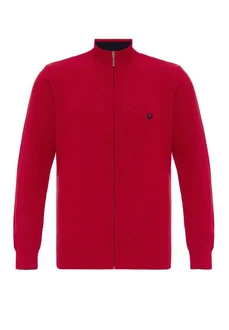 Jacey Quinn Cardigan Dunkelrot/Rot