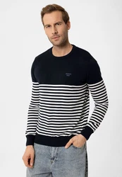 Moxx Paris Sweatshirt Hugues Dunkelblau/Blau