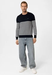 Moxx Paris Sweatshirt Hugues Dunkelblau/Blau