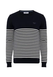 Moxx Paris Sweatshirt Hugues Dunkelblau/Blau