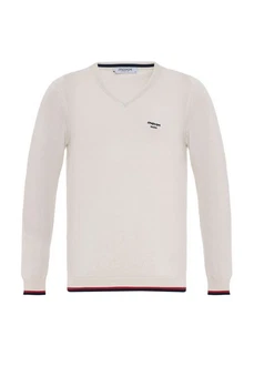 Moxx Paris Sweatshirt Maxime Creme/Beige/Khaki/Dunkelblau/Weiß Moxx Paris Sweatshirt Maxime Creme/Beige/Khaki/Dunkelblau/Weiß