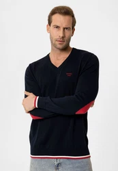 Moxx Paris Sweatshirt Maxime Dunkelblau/Hellblau