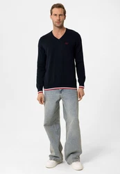 Moxx Paris Sweatshirt Maxime Dunkelblau/Hellblau