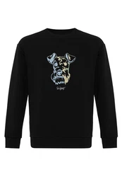 Williot Sweatshirt HUGOS Beige/Schwarz/Rot