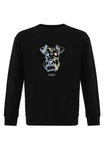 Williot Sweatshirt HUGOS Beige/Schwarz/Rot