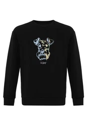 Williot Sweatshirt HUGOS Beige/Schwarz/Rot