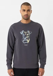 Williot Sweatshirt HUGOS Rot/Dunkelblau/Lila/Beige/Dunkelgrau