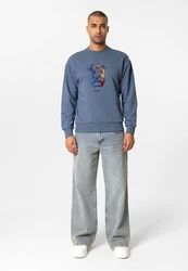 Williot Sweatshirt HUGOS Grau/Blau/Hellblau