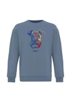 Williot Sweatshirt HUGOS Grau/Blau/Hellblau