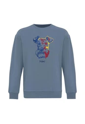 Williot Sweatshirt HUGOS Grau/Blau/Hellblau