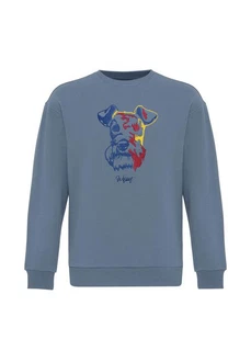 Williot Sweatshirt HUGOS Grau/Blau/Hellblau