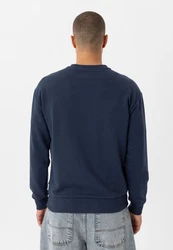 Williot Sweatshirt HUGOS Dunkelblau/Blau/Beige