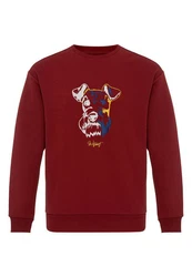 Williot Sweatshirt HUGOS Bordeaux/Dunkelrot/Rot