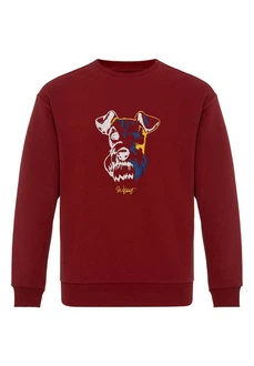 Williot Sweatshirt HUGOS Bordeaux/Dunkelrot/Rot Williot Sweatshirt HUGOS Bordeaux/Dunkelrot/Rot