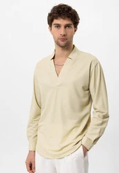 Antioch Sweatshirt Simone Gelb/Khaki/Gold/Beige