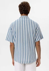 Antioch Blusenshirt Gianni Blau/Hellblau