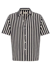 Antioch Blusenshirt Gianni Beige/Schwarz/Creme/Braun/Weiß/Rot
