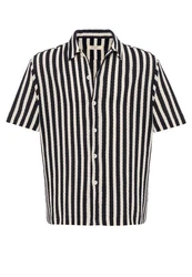 Antioch Blusenshirt Gianni Beige/Schwarz/Creme/Braun/Weiß/Rot