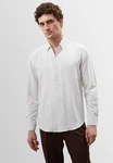 Antioch Blusenshirt Causal Shirt Weiß/Creme/Braun