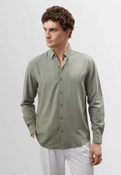Antioch Blusenshirt Causal Shirt Khaki/Grün/Hellgrün/Dunkelgrün