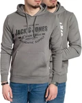 Jack & Jones Kapuzenpullover stilvolle Hoodies mit Logoprint Grau/Dunkelgrün/Dunkelgrau/Braun Jack & Jones Kapuzenpullover stilvolle Hoodies mit Logoprint Grau/Dunkelgrün/Dunkelgrau/Braun