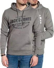 Kapuzenpullover stilvolle Hoodies mit Logoprint (Spar Set, Doppelpack) Unifarbene Pullover mit flauschigem Innenfutter