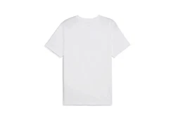 PUMA T-Shirt ESS No.1 Logo Tee Weiß/Lila/Creme
