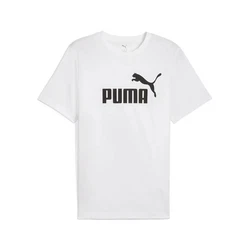 PUMA T-Shirt ESS No.1 Logo Tee Weiß/Lila/Creme