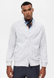 Antioch Cardigan V-Neck Cardigan Grau