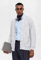 Antioch Cardigan V-Neck Cardigan Grau