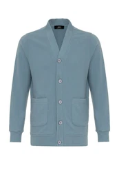 Antioch Cardigan V-Neck Cardigan Blau/Hellblau/Grau