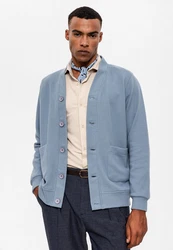 Antioch Cardigan V-Neck Cardigan Blau/Hellblau/Grau