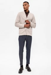 Antioch Cardigan V-Neck Cardigan Khaki/Beige/Braun/Grau