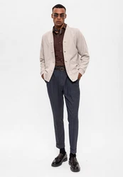 Antioch Cardigan V-Neck Cardigan Khaki/Beige/Braun/Grau