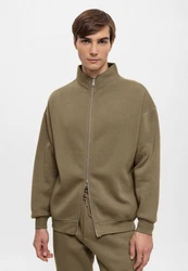Antioch Sweatshirt Stand Collar Zip-up 