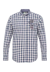 By Diess Collection Blusenshirt Shirt Blau/Dunkelblau/Hellblau