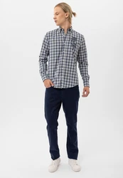 By Diess Collection Blusenshirt Shirt Blau/Dunkelblau/Hellblau