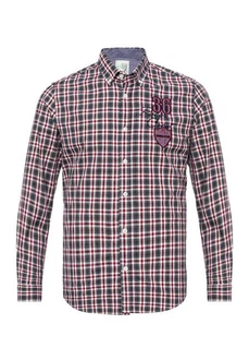 By Diess Collection Blusenshirt Shirt Dunkelblau/Rosa/Rot
