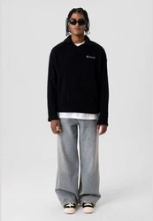 Dandalo Sweatshirt Diego Schwarz/Hellblau